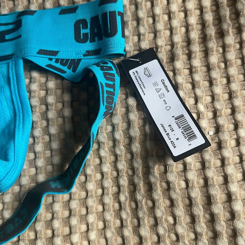C-In2 Caution Collection Blue Jockstrap - Picture 2 of 3